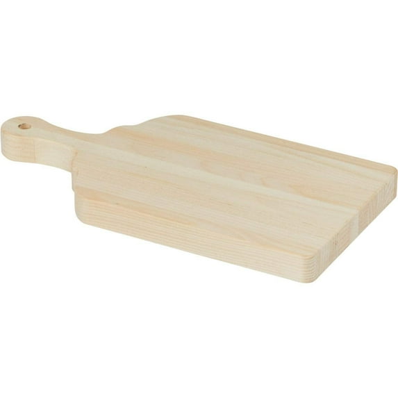 Walnut Hollow Unfinished Pine Serving Board, 14"L x 7.3"W