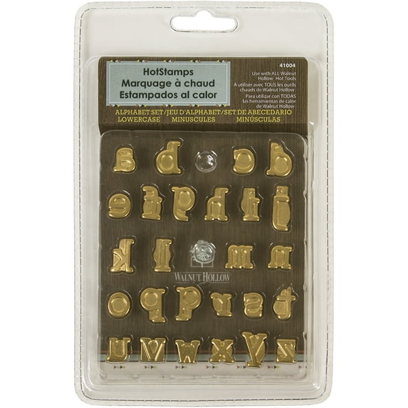 Walnut Hollow Hotstamps Alphabet Set, Lowercase