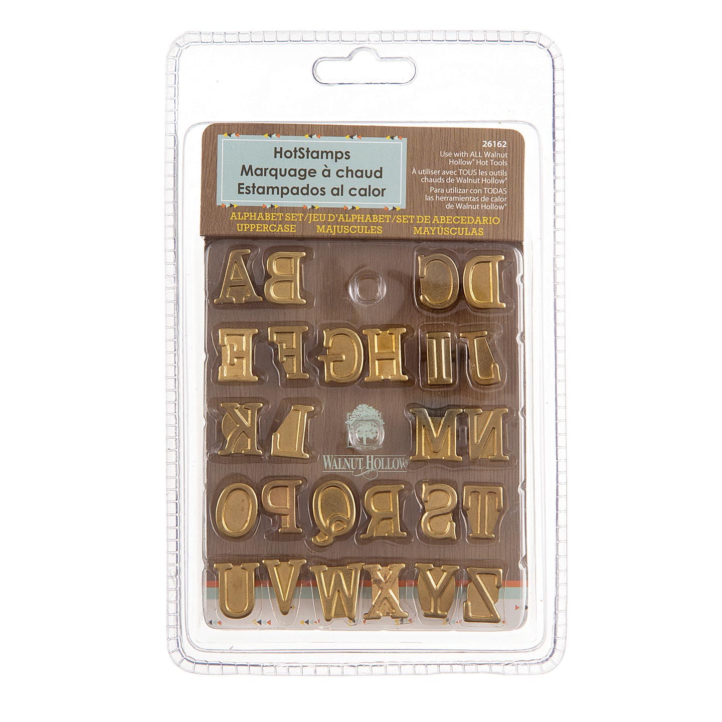 Walnut Hollow Hotstamps Alphabet Set, Uppercase