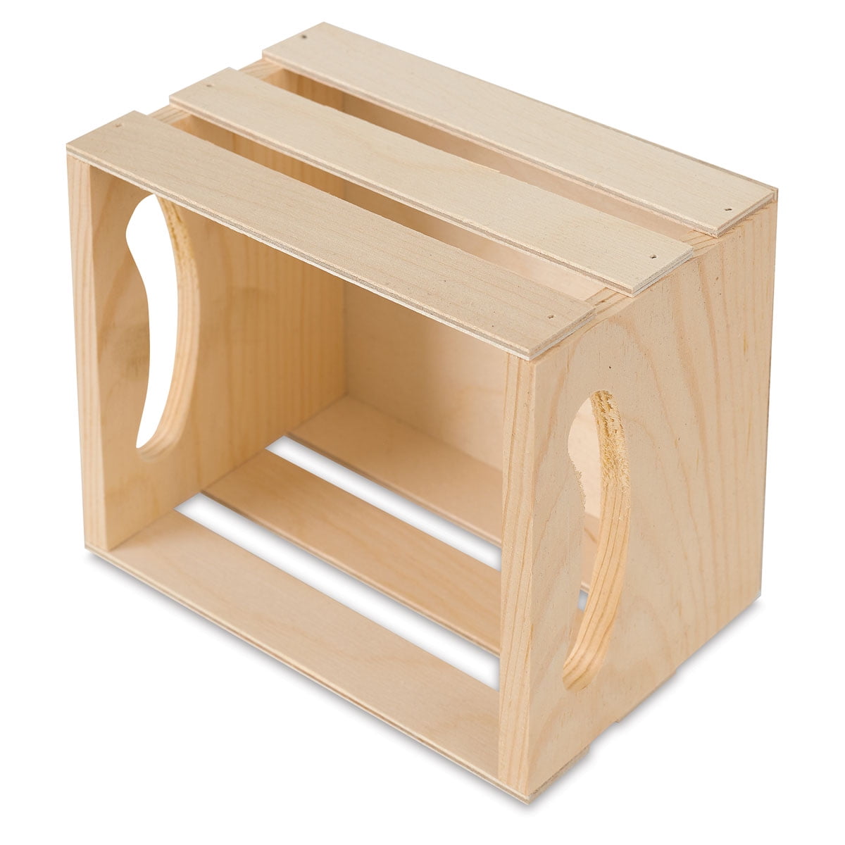 Walnut Hollow Mini Wooden Crate W Handles 6.5