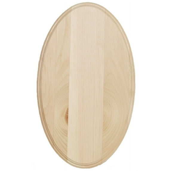 Walnut Hollow Pine Oval Plaque-12"X20"X.63"