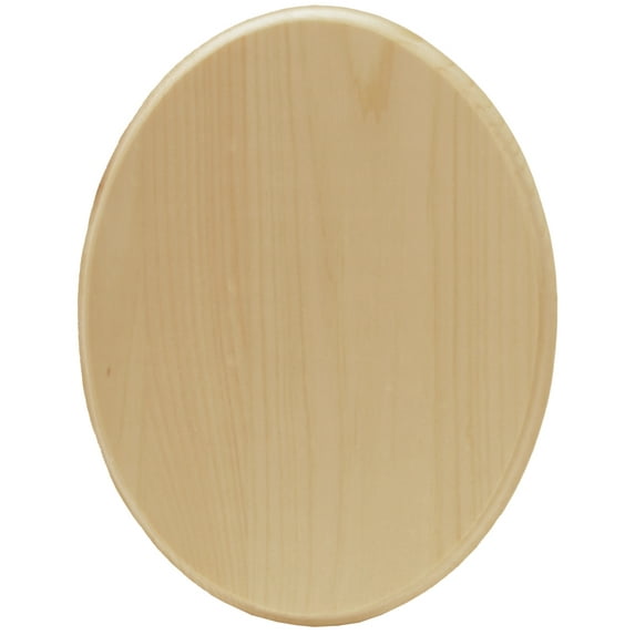 Walnut Hollow Pine Oval Plaque, 7 by 9 by 0.63-Inch Multi-Colored