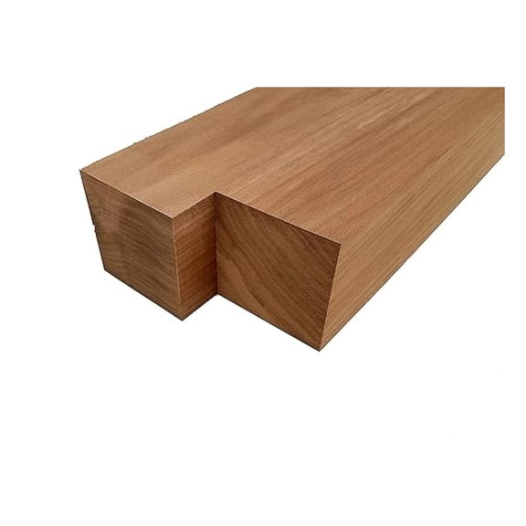 Walnut Lumber Turning Blank Squares - 3" x 3" (2 Pcs) (3" x 3" x 18")