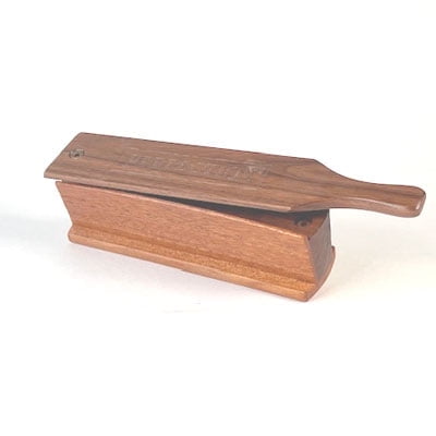 "Walnut Mahogany Custom Box Turkey Call "  Perfection!