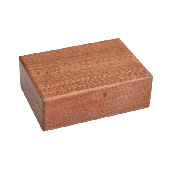 Walnut Mini Jewelry Box Simple Design Natural Wood Walnut Necklace Bracelets Jewel Display Organizer