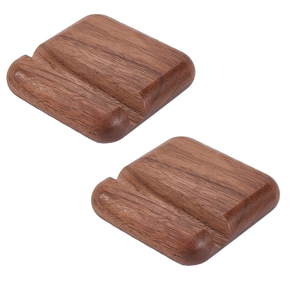 Walnut Mobile Phone Holders Square Camel 8x8x2cm DIY