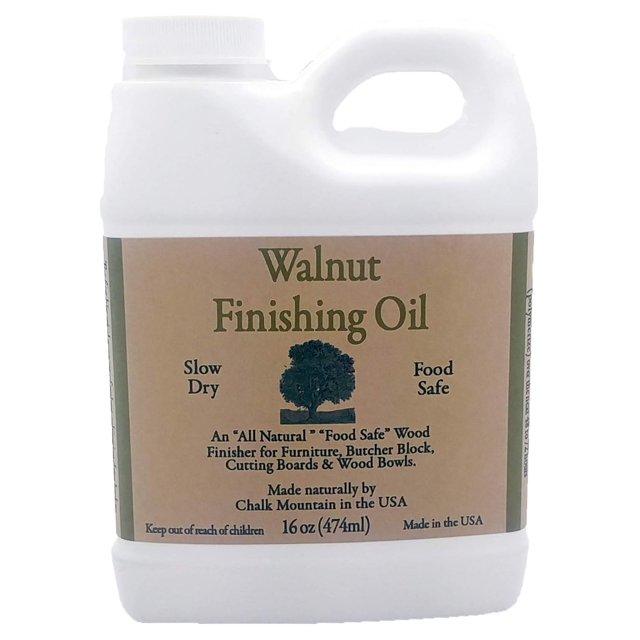 Walnut Oil Finisher Food Safe Preserve & Beautify Finished & Unfinished