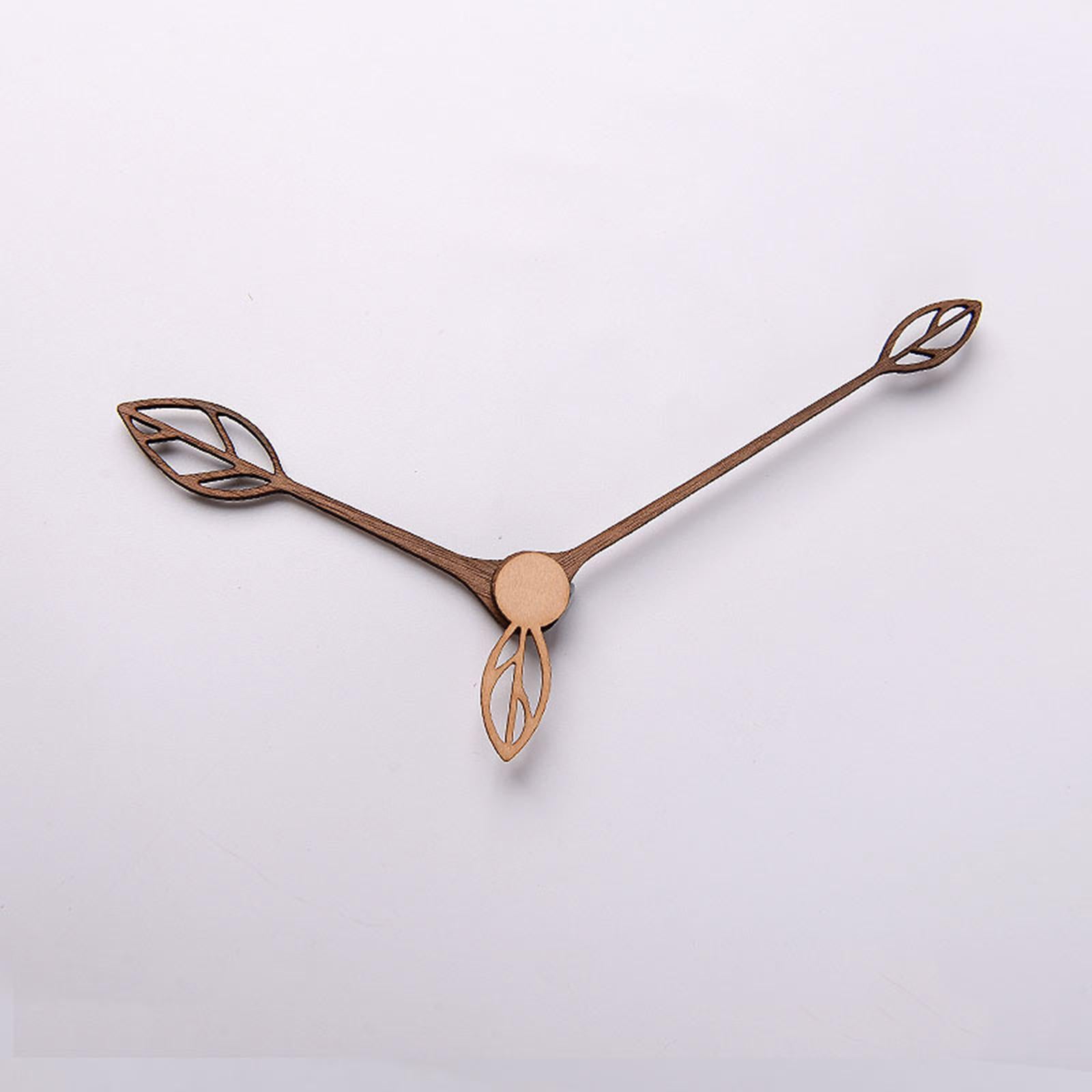 Walnut Pointers Clock Mechanism Parts Wall Clock Hands for Accessory