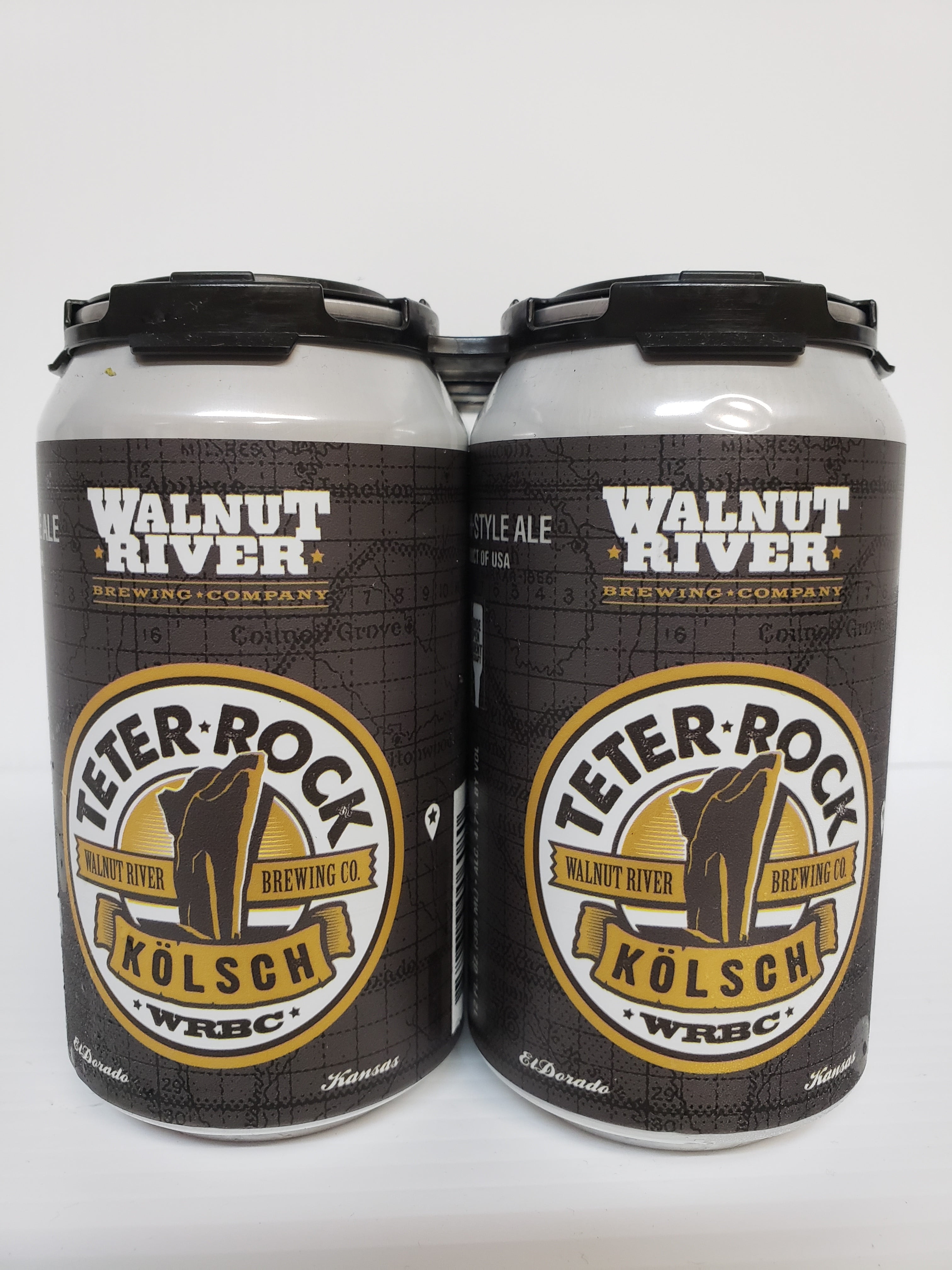Walnut River Brewing Co. Teter Rock Kolsch, Craft Beer, 6 Pack, 12 fl oz Cans, 4.7% ABV