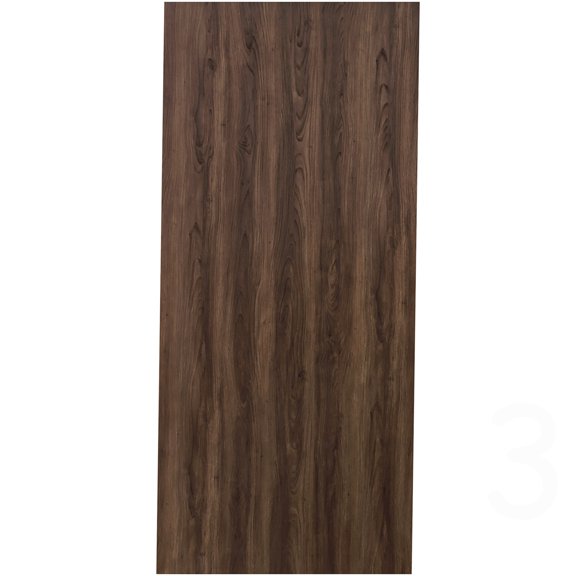 Walnut Textured MDF Wall and Ceiling Panels 3/4 in. Thick 48 in. Wide 8 ft. Long Square Edge 5 Count