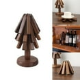 thumbnail image 1 of Walnut Trivet under $5! Xqxayjr Walnut Wood Trivet, Tree Shaped Heat Resistant Mat, Solid Wood Insulation Pad, Japanese Style Dining Table Mat for Hot Pots and Pans, 1 of 9