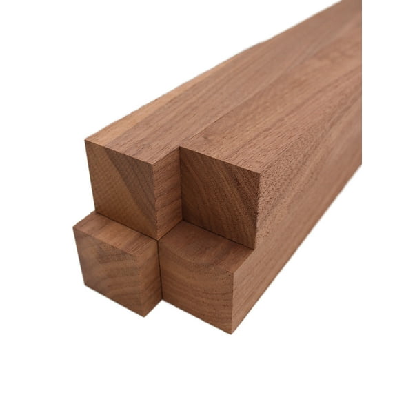 Walnut Turning Blank Squares - 2" x 2" (4 Pcs)
