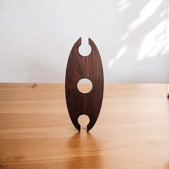 Walnut Wine Glass Holder
