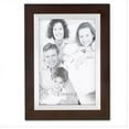 thumbnail image 1 of Walnut Wood 4x6 with Silver Metal Inner Bezel Picture Frame, 1 of 1