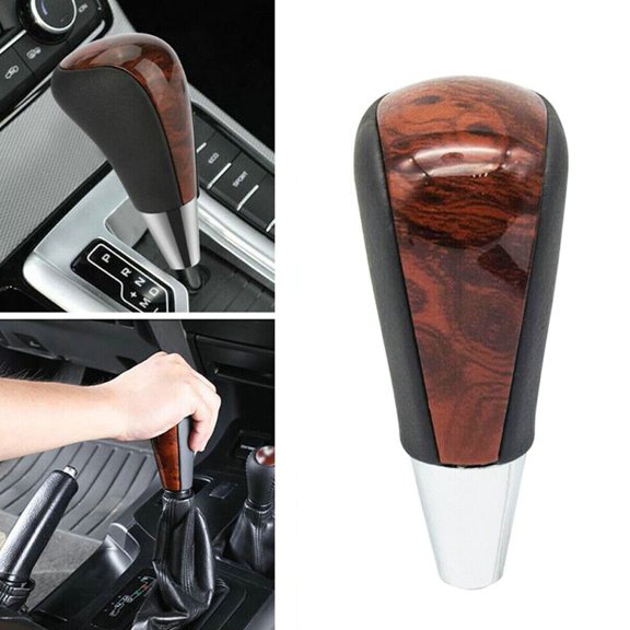 Walnut Wood Automatic Gear Shift Knob Shifter Cover For Lexus GS300 GS350 GS400 ES350 RX350 IS250 LS460 And for TOYOTA For CAMRY Corolla For 4RUNNER Highlander Black