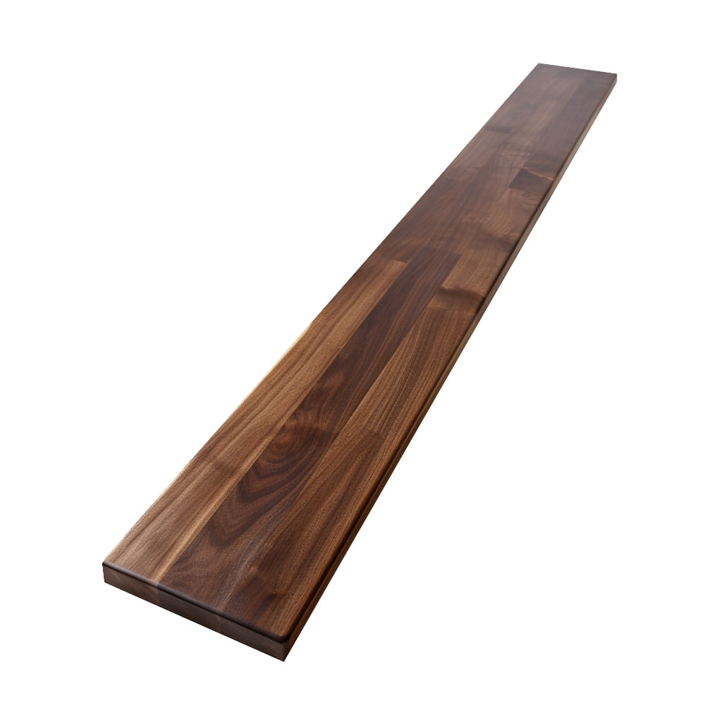24.75'' Walnut Wood Peel and Stick Backsplash