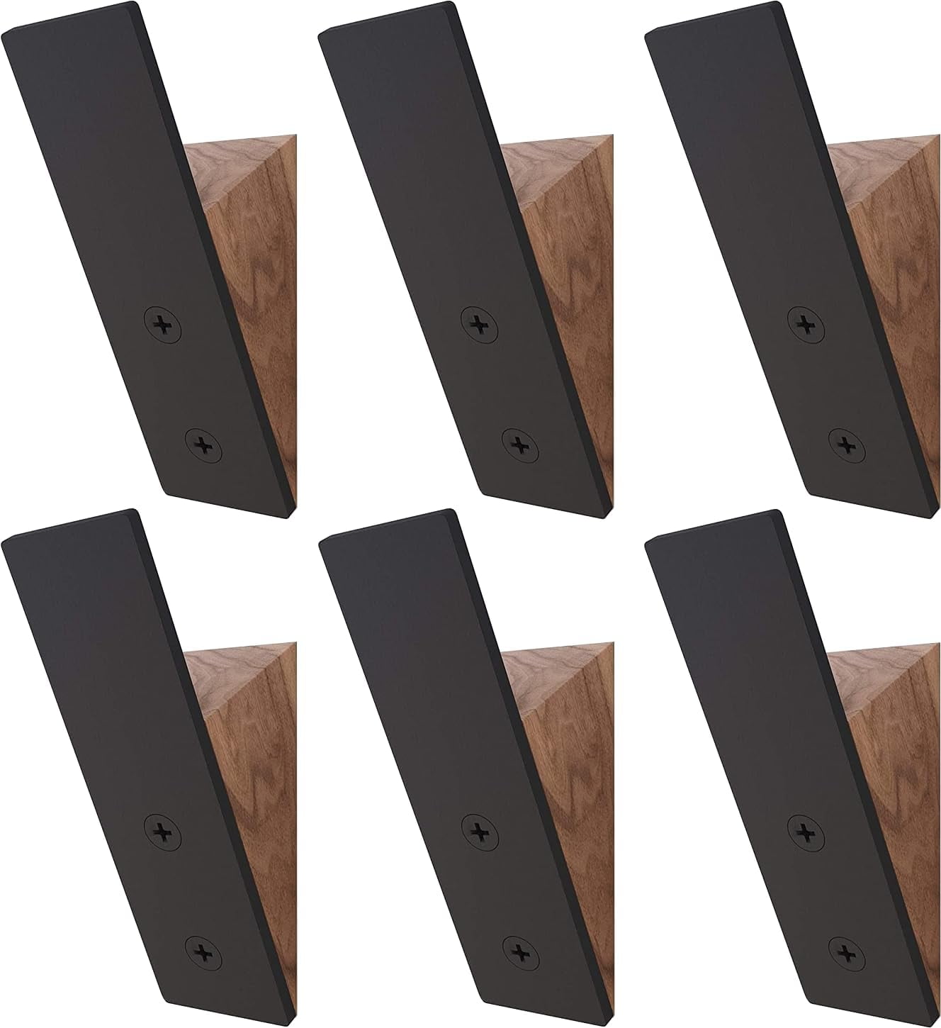 Curated visual reference: Walnut Wood Coat Hooks High End Walnut Wood Black Metal Photo Inspiration
