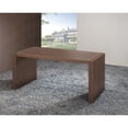 thumbnail image 1 of Walnut Wood Computer Desk, 1 of 2