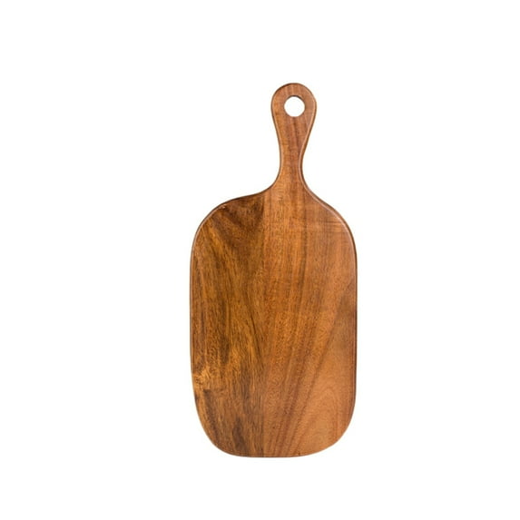 Walnut Wood Cutting Board with Handle - Small Wooden Chopping Board for Bread, Vegetables, Fruits, Cheese Serving Board with Hole, Charcuterie Board for Kitchen & Dining