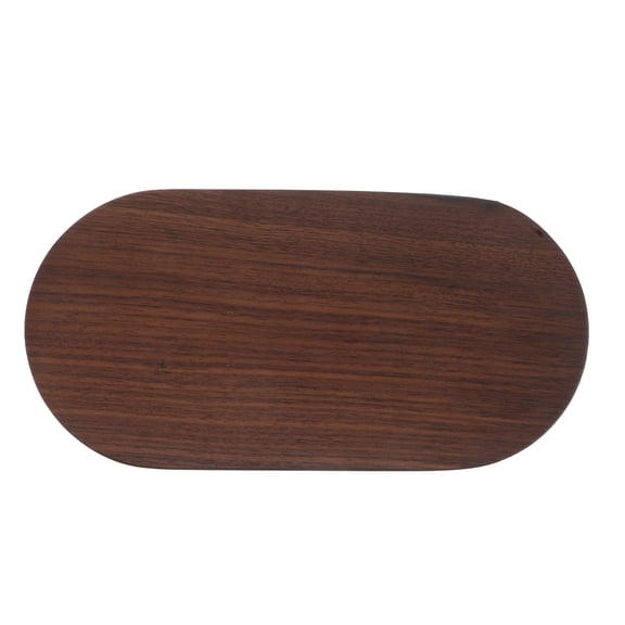 Walnut Wood Display Base: Wooden Pedestal Tray for Car Kitchen and Counter Display -Multi-Purpose Snack Platter Statue Stand