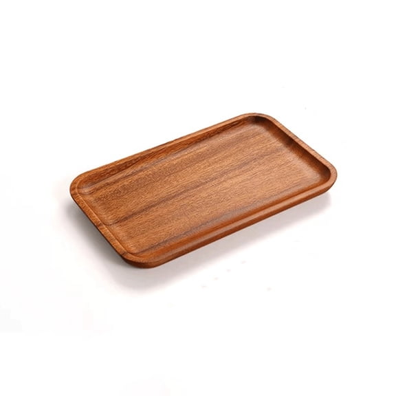 Walnut Wood Home Decoration Tray Wooden Fruit Tray Dessert Coffee Tray Tea Tray Whole Wood Snack Appetizer Tray