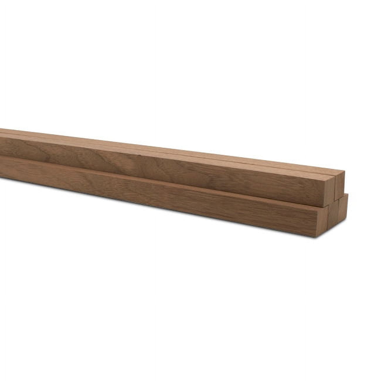 Walnut Wood Square Dowel Rods, 3/4 inch x 36, Pack of 10 Wooden Sticks for Crafts and Woodworking, by Woodpeckers