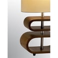 thumbnail image 1 of Walnut Wood Table Lamp, 9.25 x 6 x 19.5 in., 1 of 1