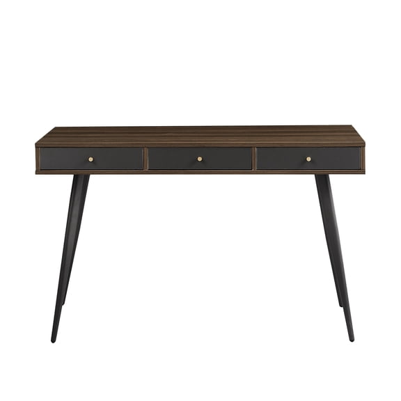 Walnut-colored Writing Desk - Can Serve as Vanity or Computer Desk
