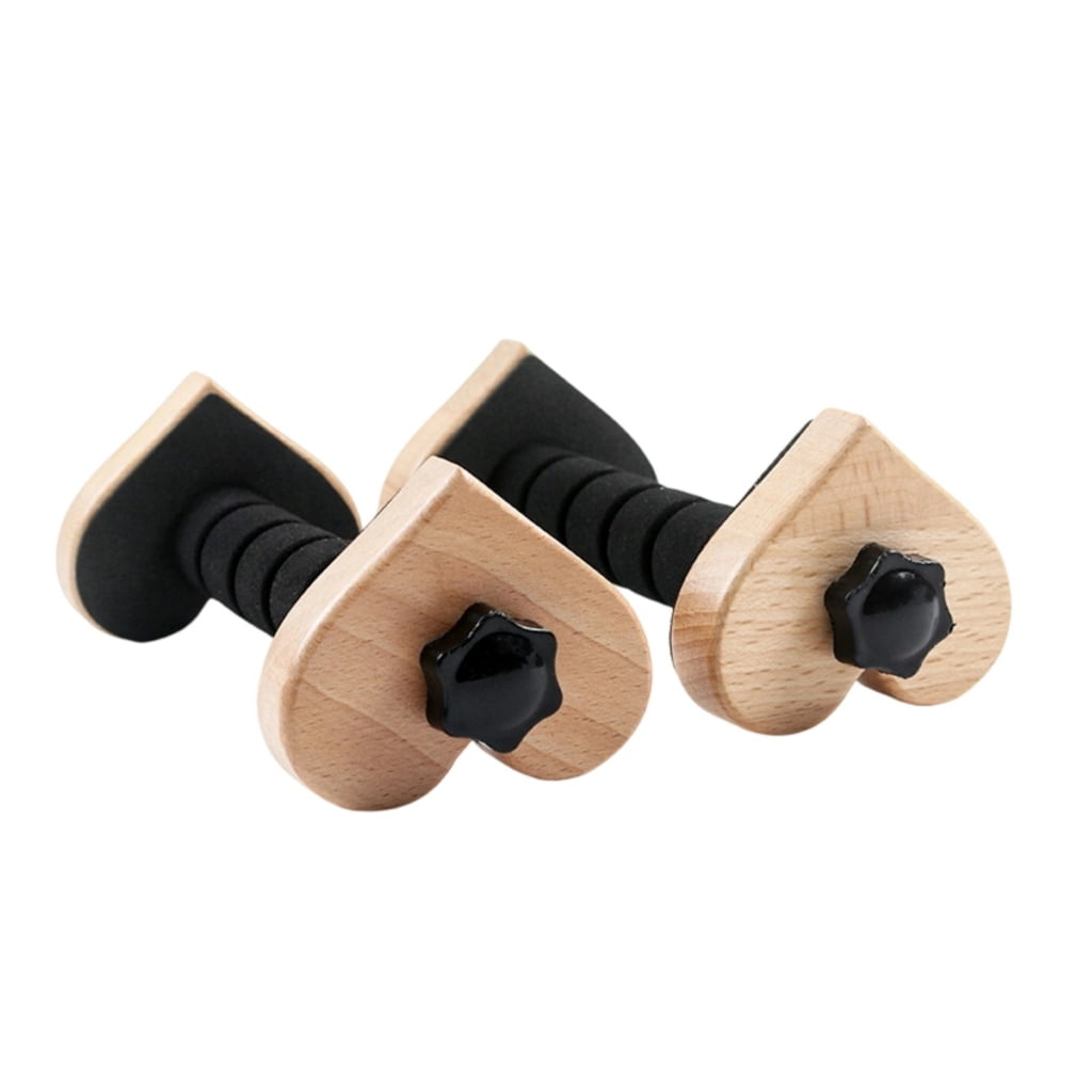 Walnuts Beech Wood Guitar Holder Unique Heart Shape Guitar Stand For Home Display Stage