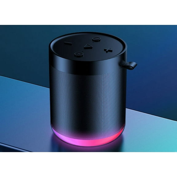 Waloo 4 inch Mini LED Bluetooth Speaker Great Sound Less than 1LB.