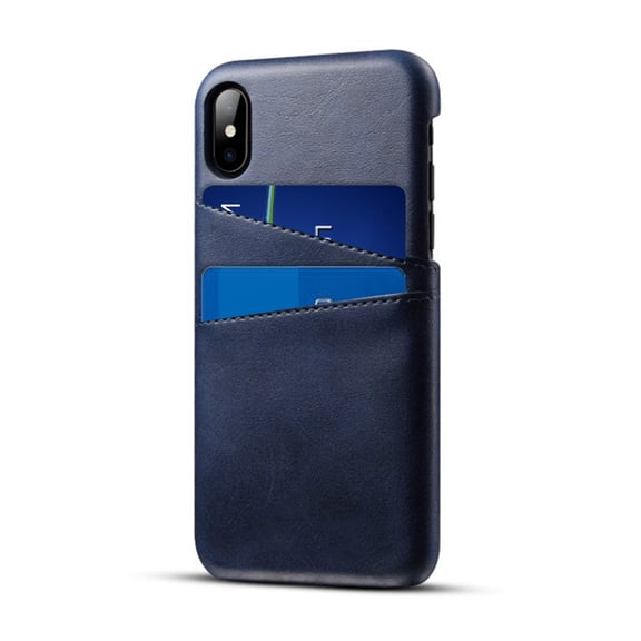 Waloo Dual Slot Credit Card Case For iPhone 6, iPhone 7, iPhone 8, iPhone 6 Plus, iPhone 7 Plus, iPhone 8 Plus iPhone Xs, iPhone XR, iPhone Xs Max