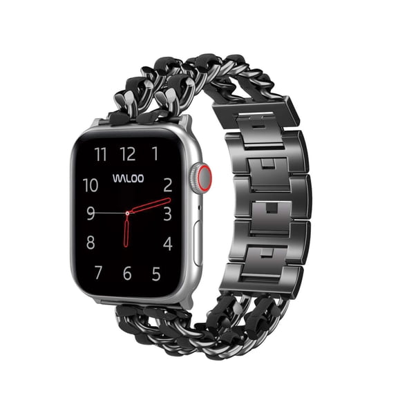 Waloo Leather Looped Replacement Band For All Apple Watch Series