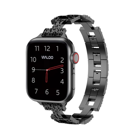 Waloo Pebble Styled Metal Replacement Band For All Apple Watch Series