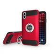 thumbnail image 1 of Waloo Products Dual Layer Protective Carbon Fiber Case with Ring Kickstand for All IPhone's, 1 of 2