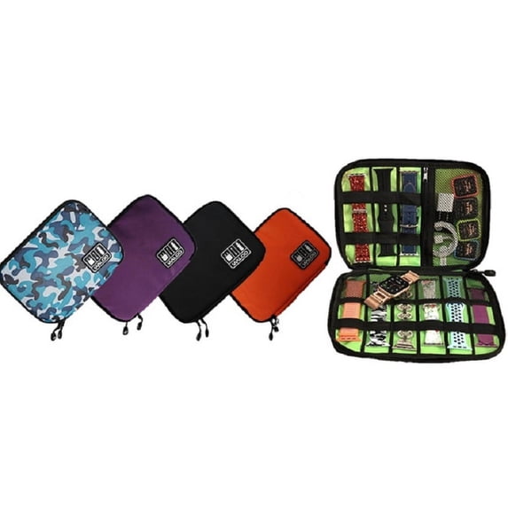 Waloo Products Small Pouch for USB & Cables, Blue