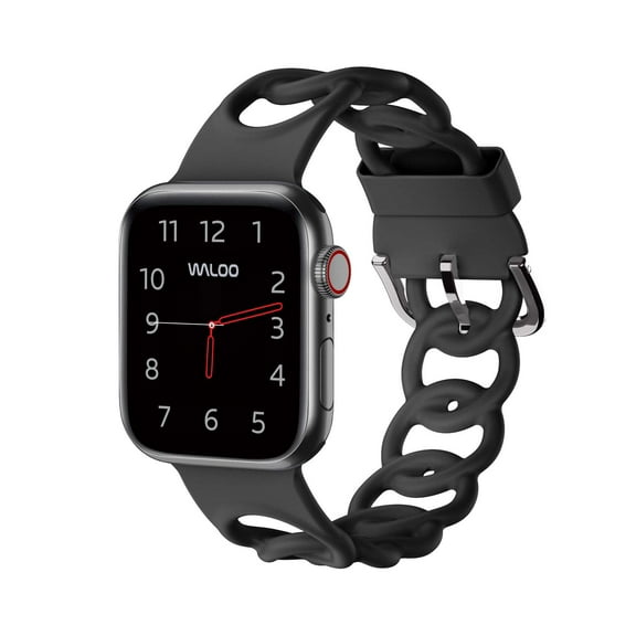 Waloo Silicone Link Looped Replacement Band For All Apple Watch Series