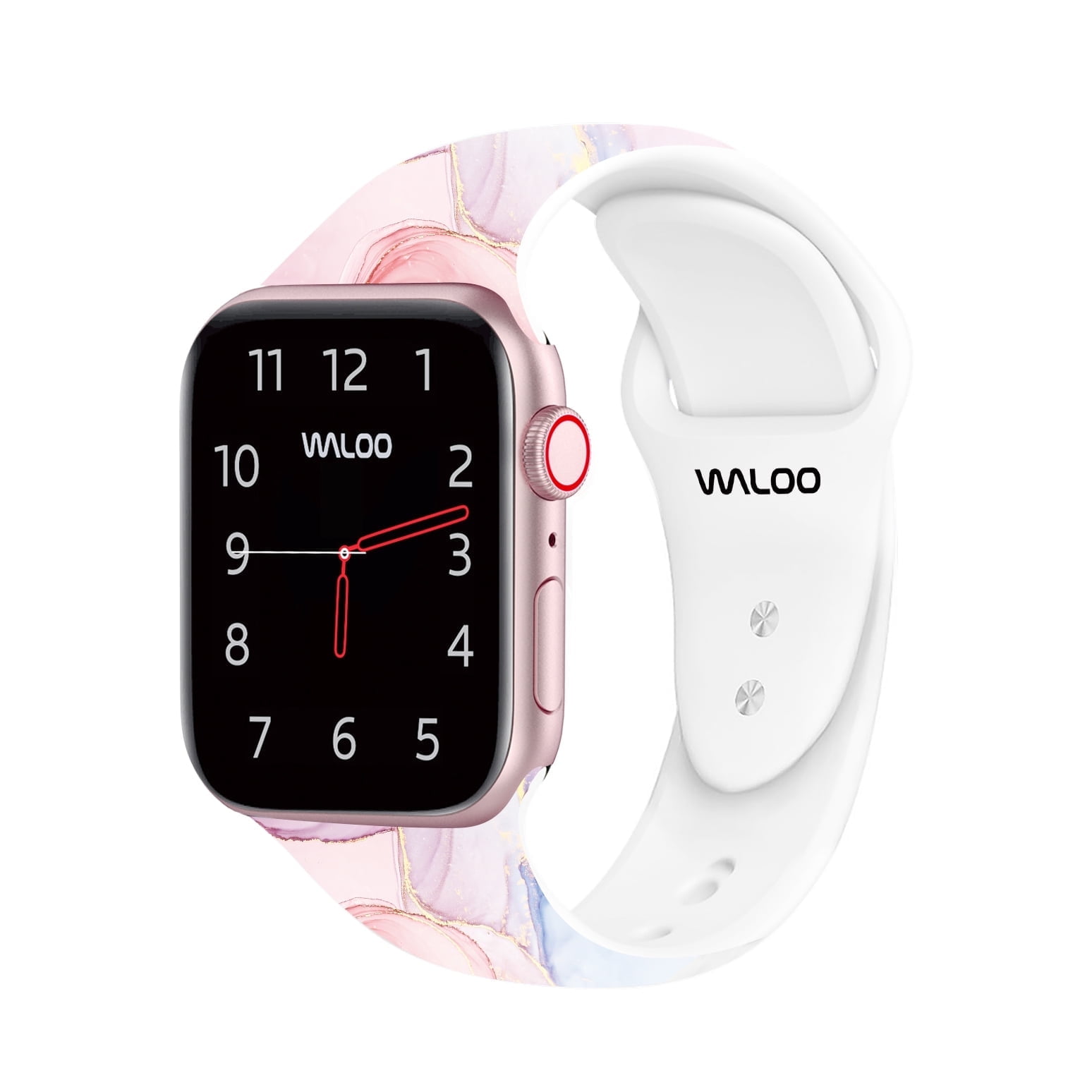 Marble apple watch band silicone discount