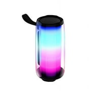Waloo Wireless Portable Bluetooth Speaker with 360 Degrees LED Lights, Powerful Sound and Deep Bass 2 LB.
