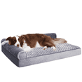 thumbnail image 1 of 36" Soft Pet Couch Bed for Large Dogs Soft Dog Bed Sofa with Egg Crate Foam, 1 of 8