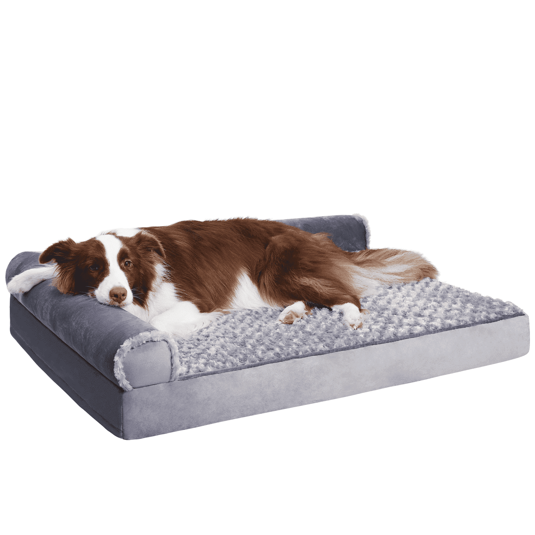 KSIIA Washable Pet Couch Bed for XLarge Dogs，40"x32" Orthopedic Dog Bed with Non-Slip Bottom