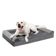KSIIA 36" Orthopedic Pet Couch for Large Dogs Waterproof Dog Beds with Memory Foam And Washable Cover