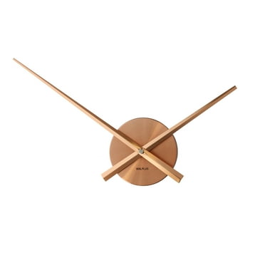 Walplus 12.21" x 12.21" Designer Flexi Minimal Copper Wall Clock