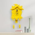 thumbnail image 1 of Walplus Cuckoo Clock in Yellow Wall Clock Pendulum Home Decoration, 1 of 11