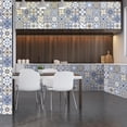 thumbnail image 1 of Walplus Peel and Stick Backsplash Iceberg Azulejo Victorian Mix Wall Tile Decals 48 Pcs 6" x 6", 1 of 5