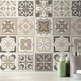 thumbnail image 1 of Walplus Peel and Stick Backsplash Noor Light Brown Beige Mediteranean Wall Tile Decals 72 Pcs 6" x 6", 1 of 7