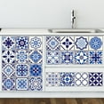 thumbnail image 1 of Walplus Peel and Stick Backsplash Spanish and Moroccan Blue Wall Tile Decals 48 Pcs 4" x 4", 1 of 11