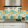 thumbnail image 1 of Walplus  Temara Yellow Blue Moroccan Wall Tile Sticker Peel and Stick 48 pieces, 1 of 3