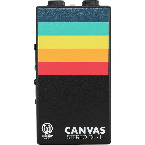 Walrus Canvas Stereo: Dual Line Isolator/D.I. Guitar Effects Pedal