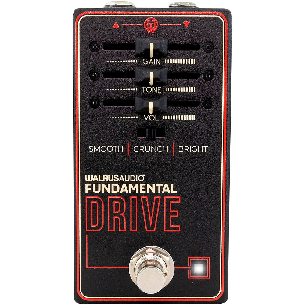 Walrus Audio Fundamental Series Overdrive Effects Pedal - Black