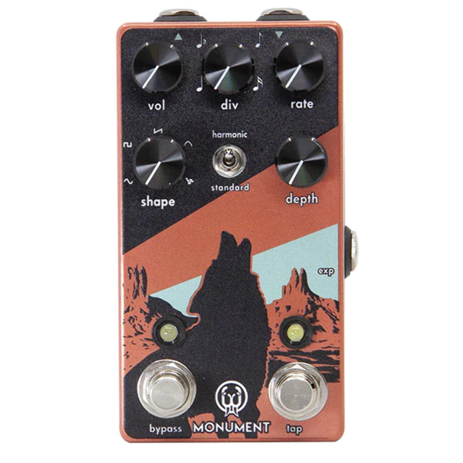 Walrus Audio Monument Harmonic Tap Tremolo V2 National Park Effects Pedal Cream